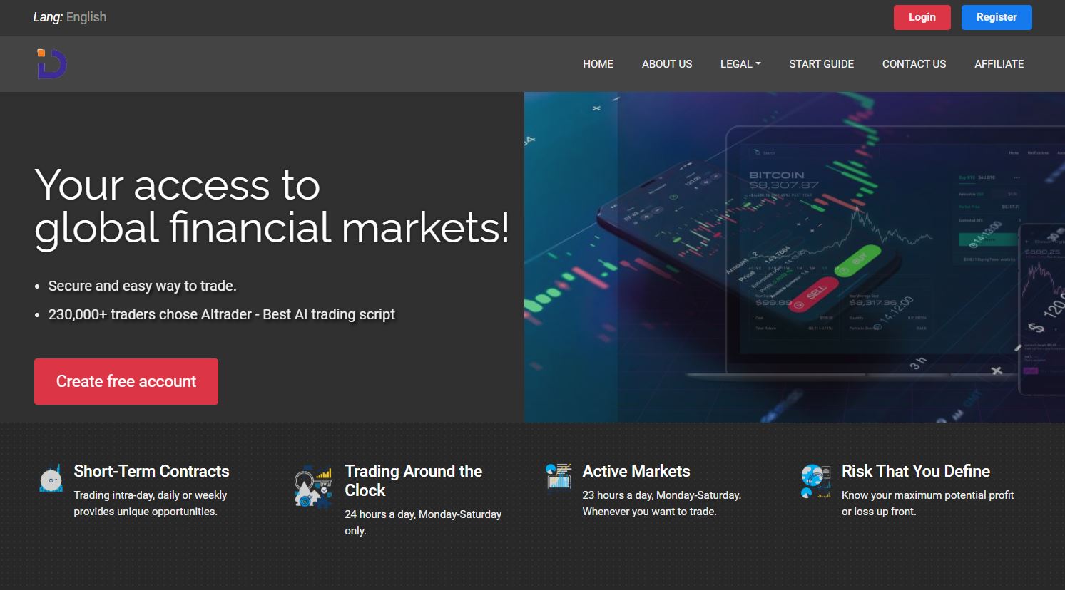 atlanticwebtools - Crypto investment website